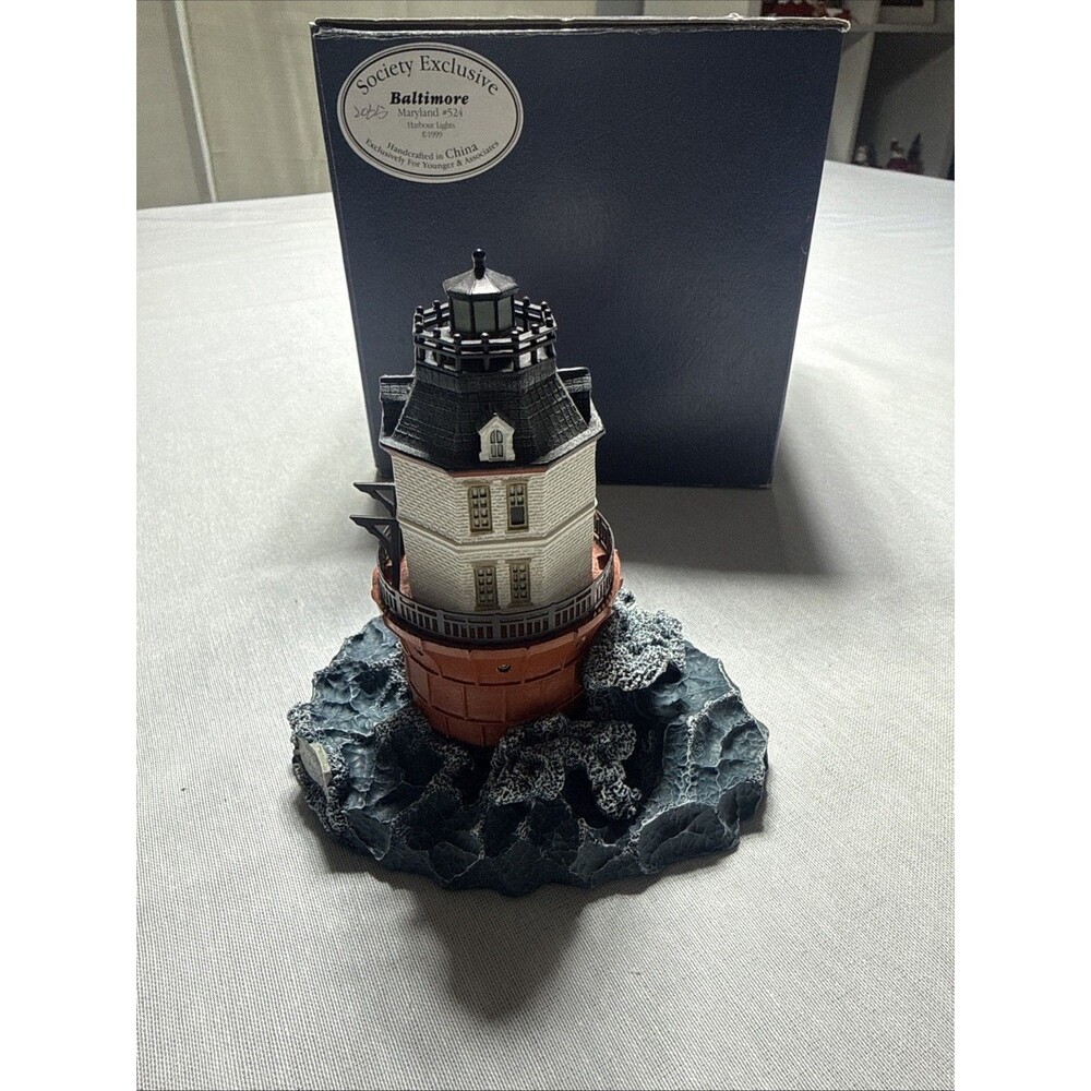 1999 Harbour Lights Society Exclusive BALTIMORE Maryland #524 Light House